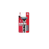 Edge Tıraş Jeli Normal Ciltler İçin 2x198 gr + Gillette Mach3 Tıraş Makinesi +5 Yedek Tıraş Bıçağı - 3