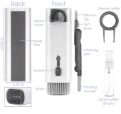 Çok Fonksiyonlu 7 Parça Airpods Klavye Ekran Kulaklık Temizleme Kiti - 3