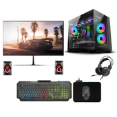 Gaming Pc intel i7 3770 (3.Nesil) 2011P 16Gb Ddr3 256Gb Ssd 8Gb Rx580 21.5" Oyun Bilgisayarı thumbnail 1