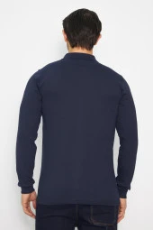 Sweat t-shırt Polo Yaka Kışlık Uzun Kol - 6