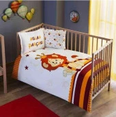 Taç Galatasaray Aslan Parçası Bebek Lisanslı Nevresim Takımı - 1