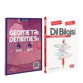 Etkili Matematik TYT AYT Geometri Özel Baskı Deneme ve AKM Dil Bilgisi Soru Bankası Seti 2 Kitap - 1