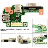Dell inspiron N5110, M5110 Serisi Notebook Dc Power Jack, USB, VGA Soket Board - 1