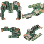 Dell inspiron N5110, M5110 Serisi Notebook Dc Power Jack, USB, VGA Soket Board - 2