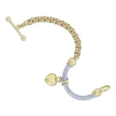 Cetaş Eterna Kalpli Sevgi Bileklik 14k Altın thumbnail 2