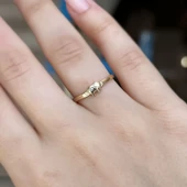 14k Altın Taşlı Fil Yüzük thumbnail 1