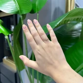 14k Altın Çiçek Yüzük thumbnail 2