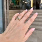 14k Altın Turtle Yüzük thumbnail 3