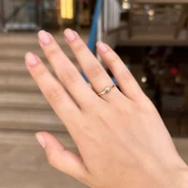 14k Altın Taşlı Fil Yüzük thumbnail 2