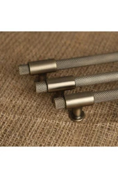 Handles Kulp Mobilya Dolap Mutfak Çekmece Kulpu 158 Mat Antik Sarı Düğme 2 Adet - 5