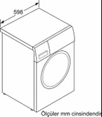 Bosch WGA142X1TR 9 kg 1200 Devir Çamaşır Makinesi - 3