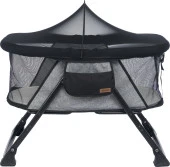 Joell Alüminyum Katlanır Anne Yanı Beşik Siyah-Gri thumbnail 1