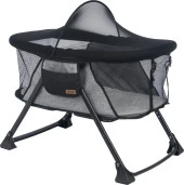 Joell Alüminyum Katlanır Anne Yanı Beşik Siyah-Gri thumbnail 2