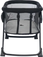 Joell Alüminyum Katlanır Anne Yanı Beşik Siyah-Gri thumbnail 7