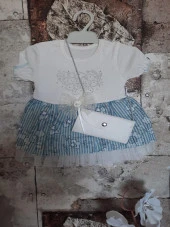 ÖZCAN Taş Baskılı Çicekli Elbise - 1