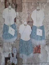 ÖZCAN Taş Baskılı Çicekli Elbise - 2