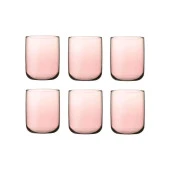 Paşabahçe 420112P Iconic 6'lı Meşrubat Su Bardağı 280 cc -Pembe - 1