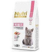 Nutri Feline Düşük Tahıllı Glutensiz Yavru Kedi Maması 2X1 Kg. Açık Mama - 1