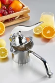 Nishev Döküm Paslanmaz Metal Sıkacak Limon Sıkacağı Portakal Narenciye Sıkıcı Pratik Mutfak Aleti - 1