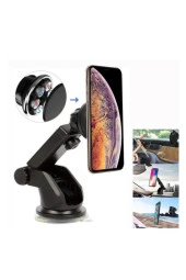 Tt15 Araç Içi Universal Cep Telefon Tutucu Uzaya Bilir Mekaznizma Vantuzlu thumbnail 1