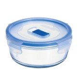 Galeri Kristal Lumınar Pure Box Actıve420cc yuvarlak Saklama Kabı - 1