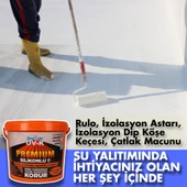 UV-K Premium Seramik Beton Membran Şingıl Sac Teras Dam Üzeri Su Yalıtım Boyası - 4
