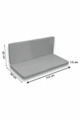 RevuBaby Arkalıklı Bank Minderi  Bamk Minderi Sırtlıklı 110x50x5cm - 2