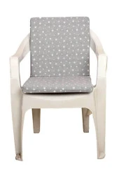 RevuBaby Bahçe Balkon Salon Yıldız Desenli Sandalye Minderi 1 Adet - 1
