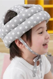 RevuBaby Ayarlanabilir Bebek Çocuk Baş Kafa Koruma Güvenlik Kaskı - Bebek Kafa Koruyucu -Bebek Emniyet Kaskı - 1