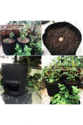 RevuBaby Keçe Bitki Yetiştirme Sepeti Bitki Yetiştirme Saksısı - 3