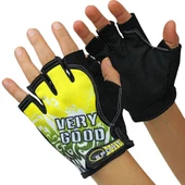Sports Kesik Parmak Spin Eldiveni M2 Sarı - 1