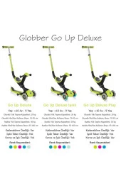 Globber Go Up Deluxe Işıklı Scooter - Yeşil - 8