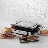 Karaca Biogranit Izgara ve Tost Makinesi Inox, 2000W, Paslanmaz Çelik - 1