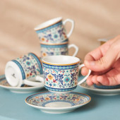 Karaca Beylerbeyi 6 Kişilik Kahve Fincan Takımı 80 ml - 3