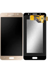 SAMSUNG J5 2016 J510 UYUMLU LCD DOKUNMATİK EKRAN OLED GOLD - 1