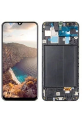 A30 A305 UYUMLU LCD DOKUNMATİK EKRAN ÇITALI SİYAH (OLED) - 1
