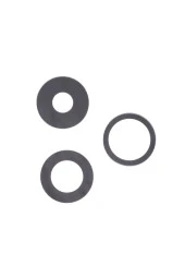 İPHONE 14 PRO MAX KAMERA CAMI ÇERÇEVESİZ SİYAH SET - 1