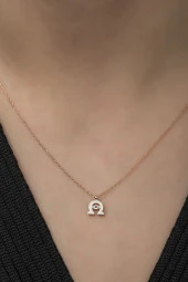 925 Ayar Minimal At Nalı Kolye Kadın Gümüş Kolye thumbnail 1