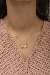 925 Ayar Gold Yusufcuk Kolye Kadın Gümüş Kolye thumbnail 2