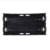 18650 Pil Uyumlu İKİLİ Pil Yatağı Pil Yuvası Pil Kutusu 2'li - 1