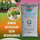 SAKSI BİTKİLERİ ve ÇİÇEK için, Biohumus Organik gübre, toprak düzenleyici, bitki besleyici 25 Kg - 1