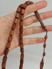 Kızıl Ağacı 33lük Tesbih 8*12mm Kapsül Kesim Usta İşçilikli (49128) thumbnail 1