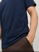 JACK JONES Erkek V Yaka Basic Tişört 12156102 thumbnail 5