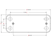 PLAKALI EŞANJÖR CONDEVO ADEN NEVA NİTRON 12 PLAKA 166 MM thumbnail 2