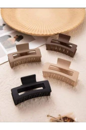 Mandal Toka 4 Adet Kahverengi Kare Mandal Toka - 1