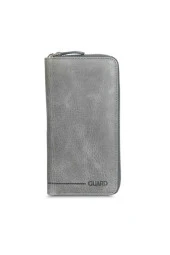 Guard Antik Gri Fermuarlı Portföy Cüzdan - GRD2403XW22190 thumbnail 1