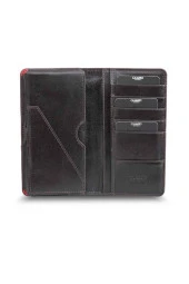 Guard Plus Telefon Girişli Taba- Kahve Texas Baskı Deri Unisex Cüzdan - GRD2403XW22287 thumbnail 2