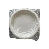 Tek Kullanımlık Plastik Tabak - 19 Cm. - 10 Adetlik 10 Paket - 1