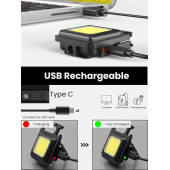 UconeX USB şarjlı mini el feneri - 4
