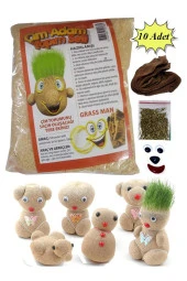 Çim Adam Yapım Seti 10 Paket Okul Eğitici Deney Seti Çim Adam Seti thumbnail 1